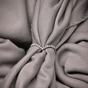 925 Silver Plated V-Shape Zircon Ring