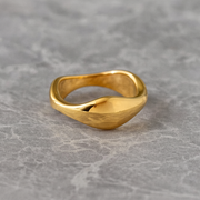 18KT Minimal Gold Plated Band Ring