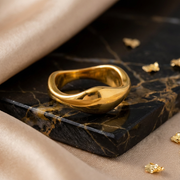 18KT Minimal Gold Plated Band Ring