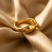 18KT Minimal Gold Plated Band Ring